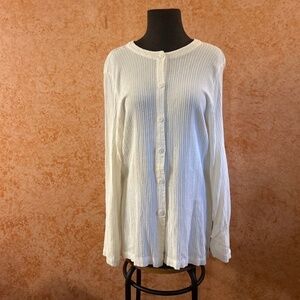 EILEEN FISHER Long Sleeve Tunic Blouse size Medium